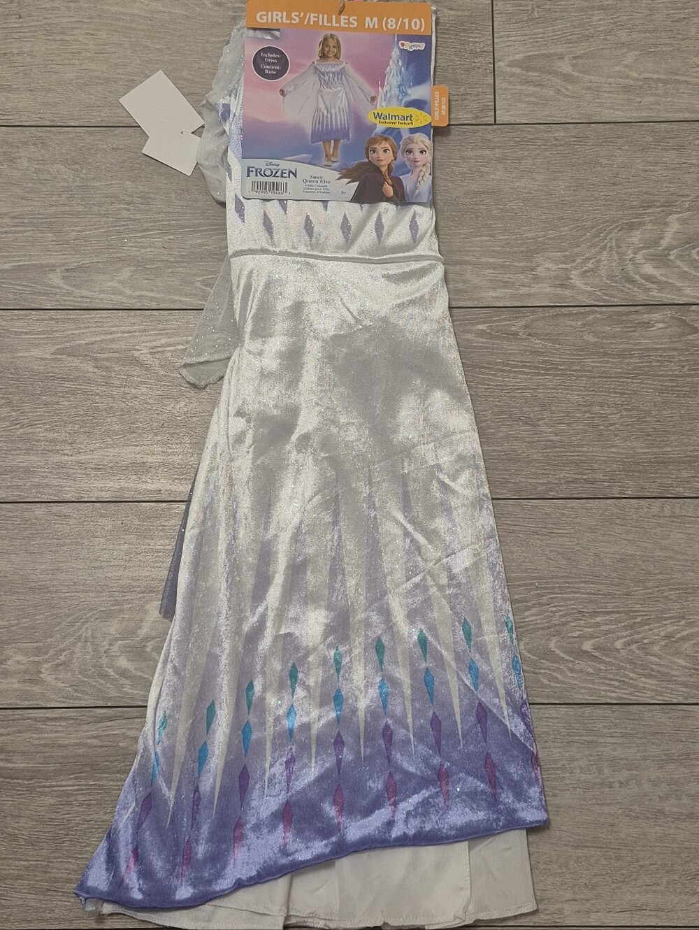 Disguise Disney Frozen Snow Queen Elsa Costume Halloween Costume Dress Up M(8/10